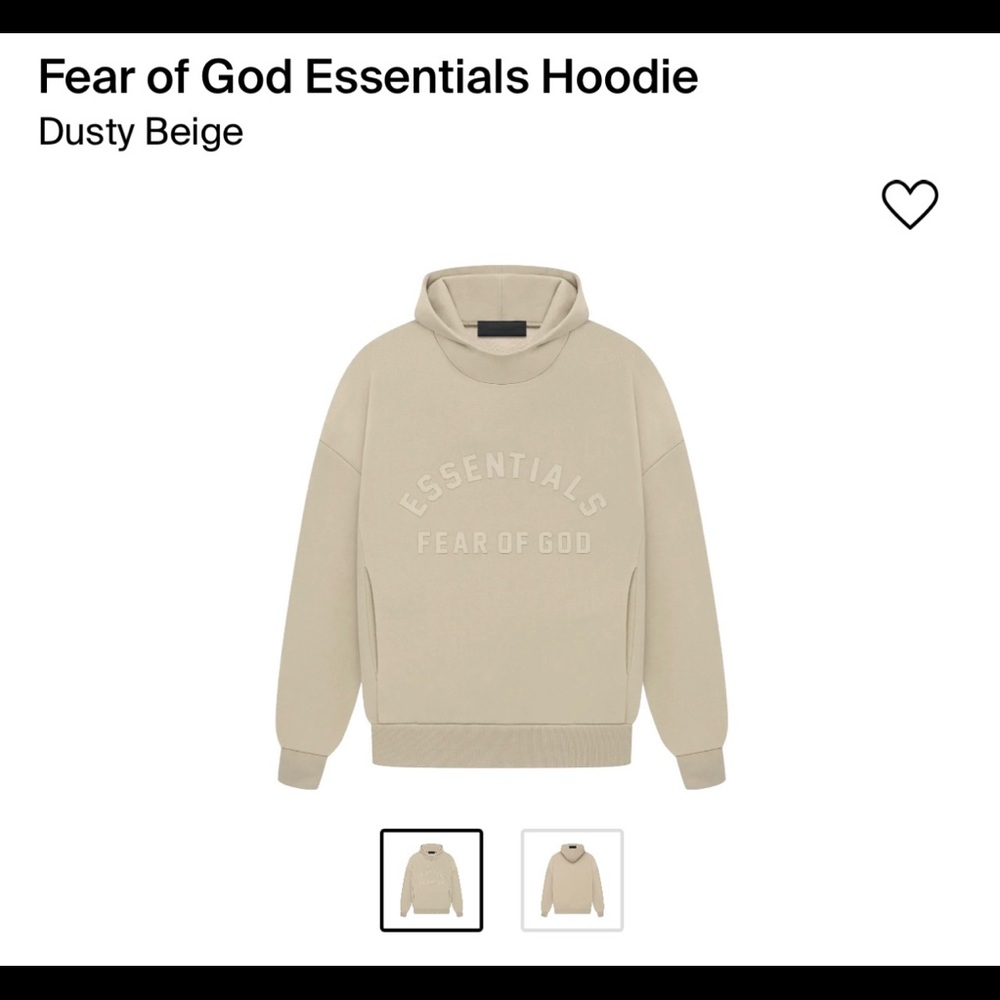 Hard to find!  Brand New with Tags - Essentials of God Hoodie